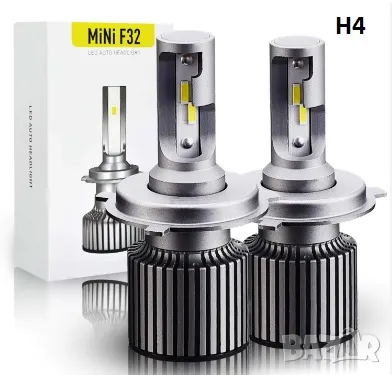 LED крушки F32 MINI за фарове халогени H1 H3 H4 H7 H11 HB3 HB4, снимка 3 - Аксесоари и консумативи - 48687204