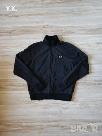 Оригинално мъжко горнище Fred Perry, снимка 1 - Спортни дрехи, екипи - 47452250