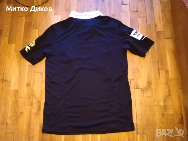 DFU Diadora маркова съдийска реферска тениска винтидж размер Л, снимка 8 - Футбол - 52054856