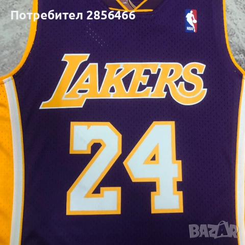 Мъжки потник Mitchell&Ness LA Lakers Kobe Bryant season 2008-09 размер XXL, снимка 8 - Тениски - 52024032