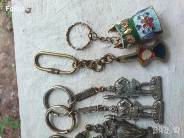 Голям лот метални ключодържатели, снимка 5 - Антикварни и старинни предмети - 53478126