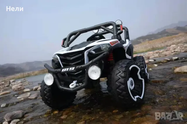 Акумулаторен джип OFF-ROAD RZR UTV 4X4 12V батерия,MP3 плейър, снимка 2 - Детски велосипеди, триколки и коли - 47231655