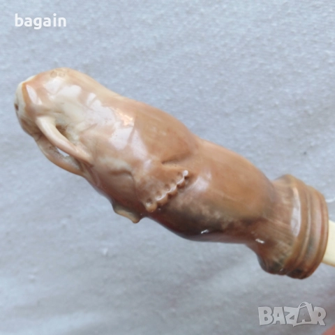 Руска империя. Нож. Моржов зъб.