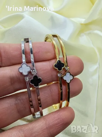 Гривна от медицинска стомана , снимка 4 - Гривни - 49909485