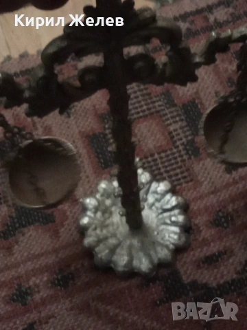 Стара метална везна 54272, снимка 4 - Антикварни и старинни предмети - 53639462