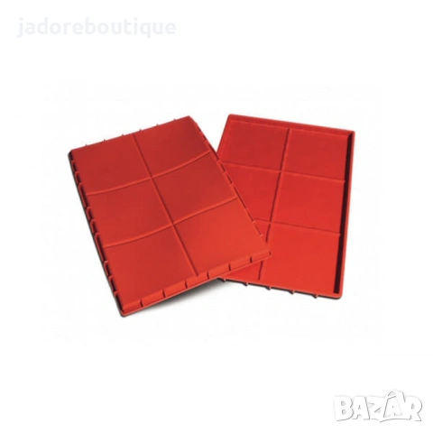 Silikomart Professional Силиконова форма с 6 квадратни гнезда