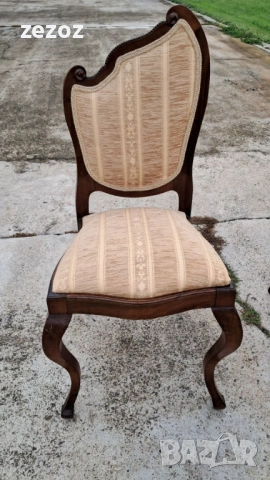 Ретро комплект за трапезария махагон, снимка 6 - Столове - 53942934