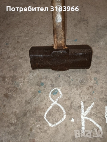 голям каменарски чук .немски. 8 килограма, снимка 4 - Други инструменти - 52204986