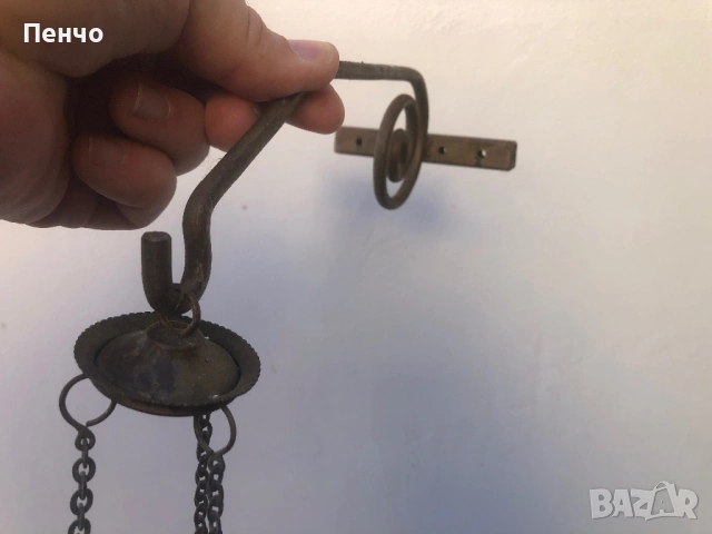 старо възрожденско кандило, снимка 2 - Антикварни и старинни предмети - 51146232
