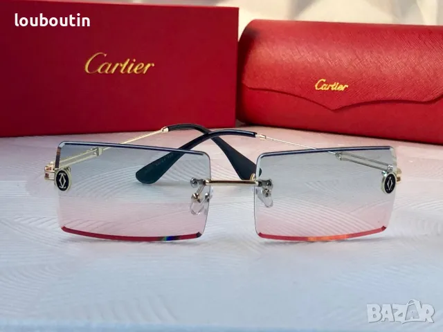 Cartier 2024 мъжки слънчеви очила дамски унисекс 3 цвята, снимка 13 - Слънчеви и диоптрични очила - 48008552