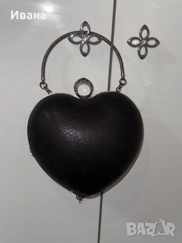 Дамска чанта с кристали, снимка 2 - Чанти - 53951945