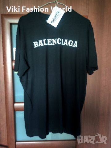 BALENCIAGA маркова тениска висок клас, снимка 6 - Тениски - 45685007
