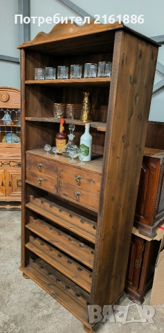 Шкаф за алкохол и вино , снимка 5 - Шкафове - 52885624