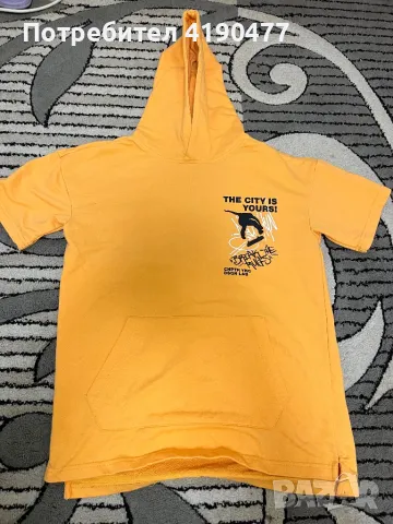 Детска тениска с качулка 