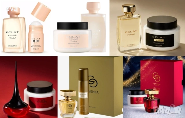 ORIFLAME - Комплекти Eclat Femme,Eclat Femme Weekend,Love Potion,Giordani Gold Essenza