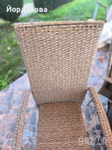 Градинска маса и столове имитация ратан, снимка 11 - Градински мебели, декорация  - 53829614
