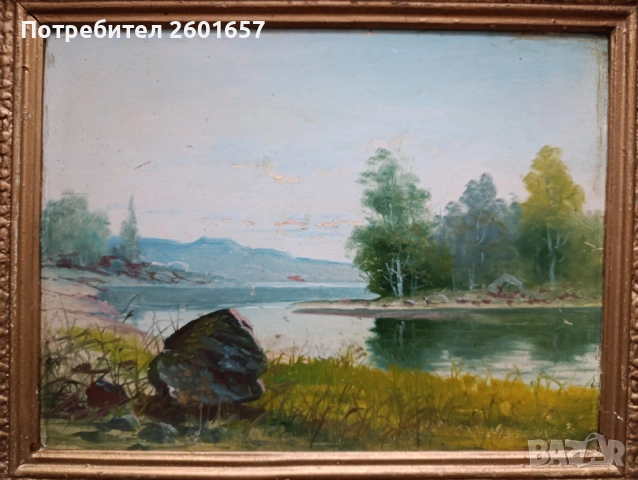 Стара картина , пейзаж., снимка 2 - Картини - 53011383