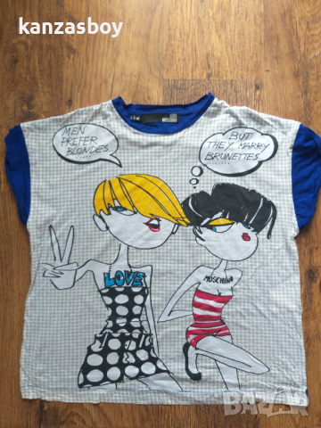 Love Moschino - страхотна дамска тениска , снимка 5 - Тениски - 45039301
