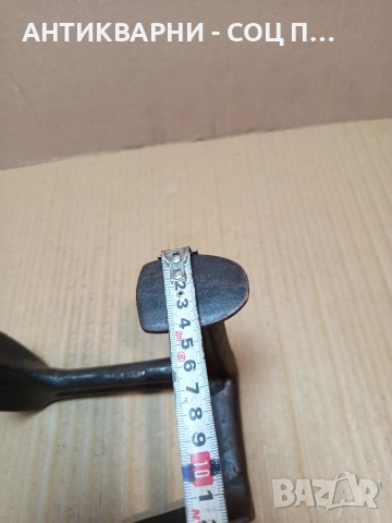 Соц Стара Обущарска Наковалня 2.200кг. НОМЕР 718., снимка 15 - Антикварни и старинни предмети - 53513641