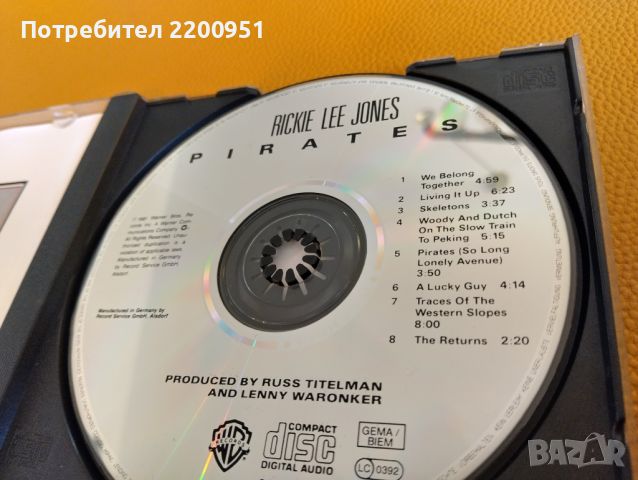 RICKIE LEE JONES, снимка 6 - CD дискове - 45667971