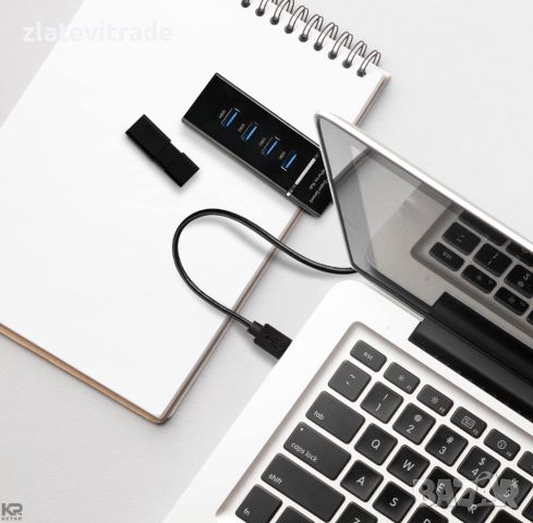 USB HUB 4 Портов с LED индикатор , 418, снимка 5 - Друга електроника - 45886572