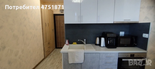 обзаведен малък апартамент за нощувки в бл.207 жк. Изгрев Бургас, снимка 13 - Квартири, нощувки - 53668269