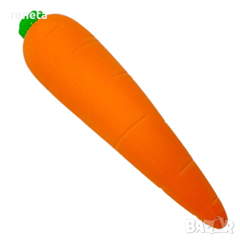 Скуиши морков, Антистрес, Силиконово, 15 см