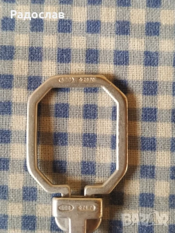 стар сребърен ключодържател , снимка 4 - Други - 51183779