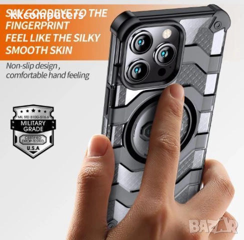 Калъф Wlons Hard Armor с MagSafe / Сив-прозрачен / за iPhone 17 Air 6.6 Баркод : 3133282, снимка 2 - Калъфи, кейсове - 52526368