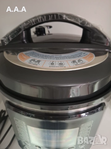  Мултикукър 6л с 16 програми и готвене под налягане, 1000W, снимка 4 - Мултикукъри - 53948528