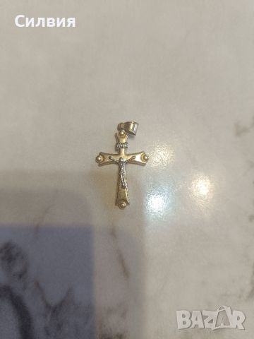 Златен синджир с кръст , снимка 2 - Колиета, медальони, синджири - 45199477