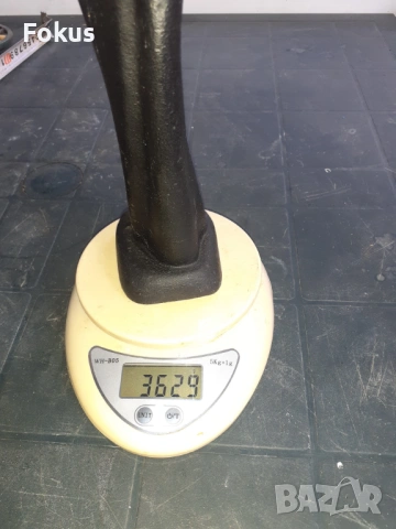 Уникална чугунена статуетка фигура - Мадоната 3,6кг., снимка 6 - Антикварни и старинни предмети - 53279856