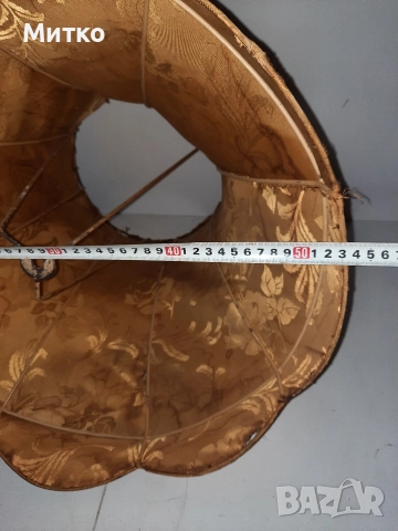 Ретро голям абажур за настолна лампа за реставрация , снимка 12 - Антикварни и старинни предмети - 52878765