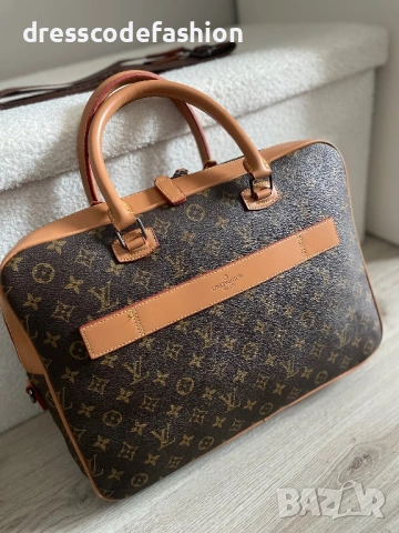 Кожена чанта за лаптоп Louis Vuitton 