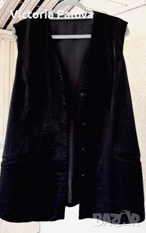 Удължен елек с подплата - елегантен и модерен силует, снимка 5 - Елеци - 52104225