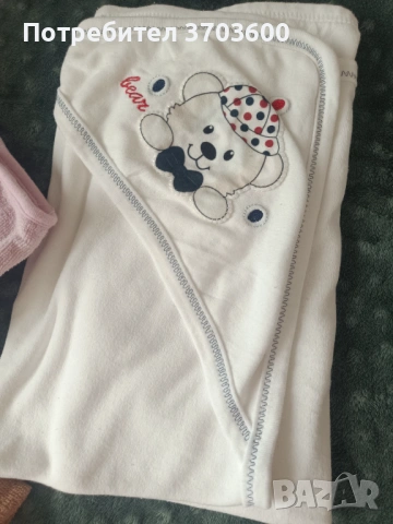 Лот от 3 бебешки хавлии , снимка 5 - За банята - 53995642