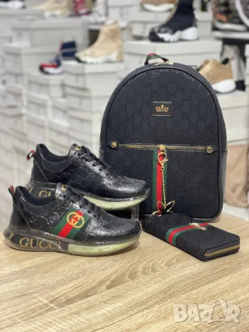 дамски маратонки, чанта / раница и портмоне gucci , снимка 13 - Чанти - 47500909