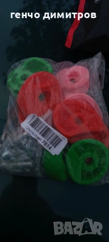 Комплект от 10 многоцветни дръжки за катерене, снимка 2 - Други спортове - 53686292