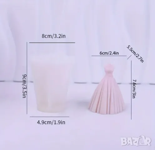 Молд бална/сватбена рокля 2, снимка 3 - Форми - 49991191