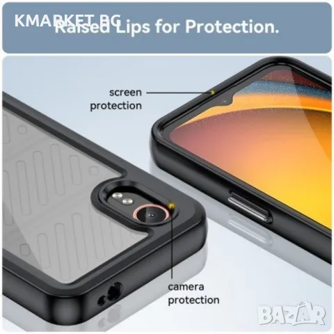 Samsung Galaxy Xcover7 Силиконов Калъф Anti-drop TPU + Acrylic и Протектор, снимка 8 - Калъфи, кейсове - 47877563