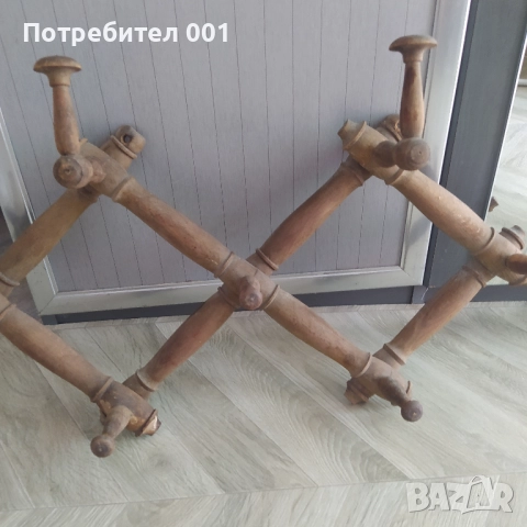 Стара дървена закачалка, снимка 3 - Закачалки - 52226041