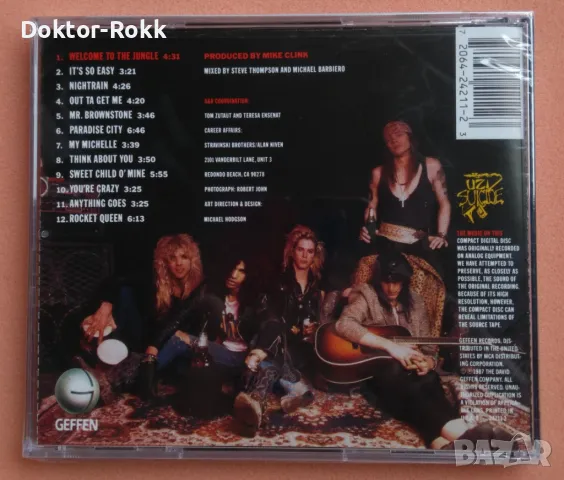 Guns N' Roses – Appetite For Destruction 1987 (CD), снимка 2 - CD дискове - 47584591