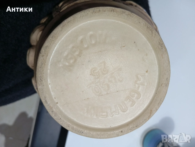 Керамична стара ваза Knodgen Keramik , снимка 6 - Вази - 52527393