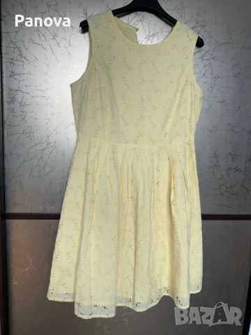 Продавам елегантна рокля с рязана бродерия , снимка 6 - Рокли - 45778743