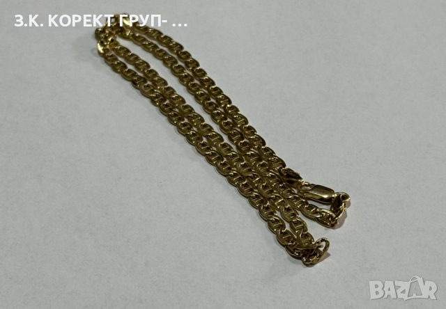 Златен мъжки синджир 14К, снимка 6 - Колиета, медальони, синджири - 52664611