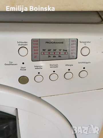 Пералня HOOVER VisionHD 7kg 1600 об./мин – отлично състояние, снимка 3 - Перални - 53679419