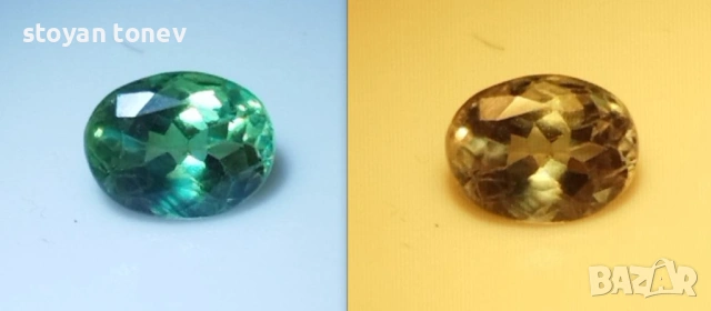 Завладяващ 0.36-каратов натурален александрит с VS чистота и GIA сертификат! Нов!, снимка 5 - Други - 53654266
