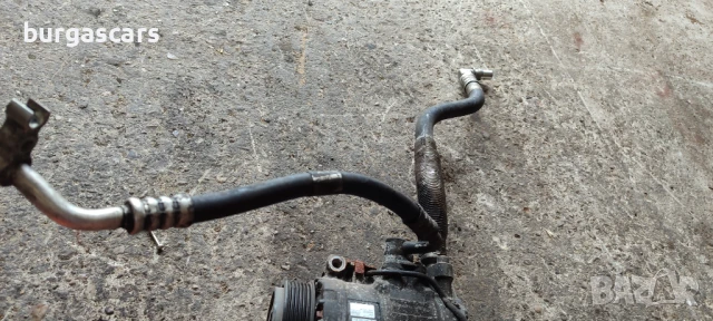 Компресор климатик  A 001 230 14 11 / 7SU17C / 447220-9337 Mercedes E 500 5.5-388к.с. 4Matic - 260лв, снимка 3 - Части - 51215079