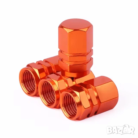 4 бр. Алуминиеви Капачки за Вентили на Гуми, снимка 11 - Аксесоари и консумативи - 53901632