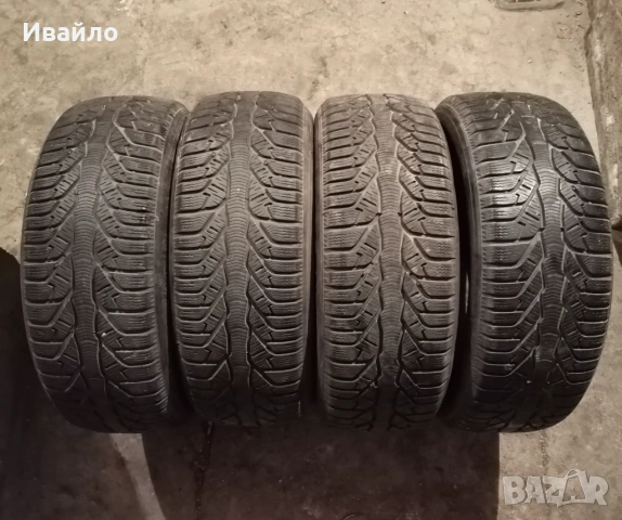 Продавам 4 броя зимни гуми 205.55.16 на 1 сезон дот 2021 Kleber 